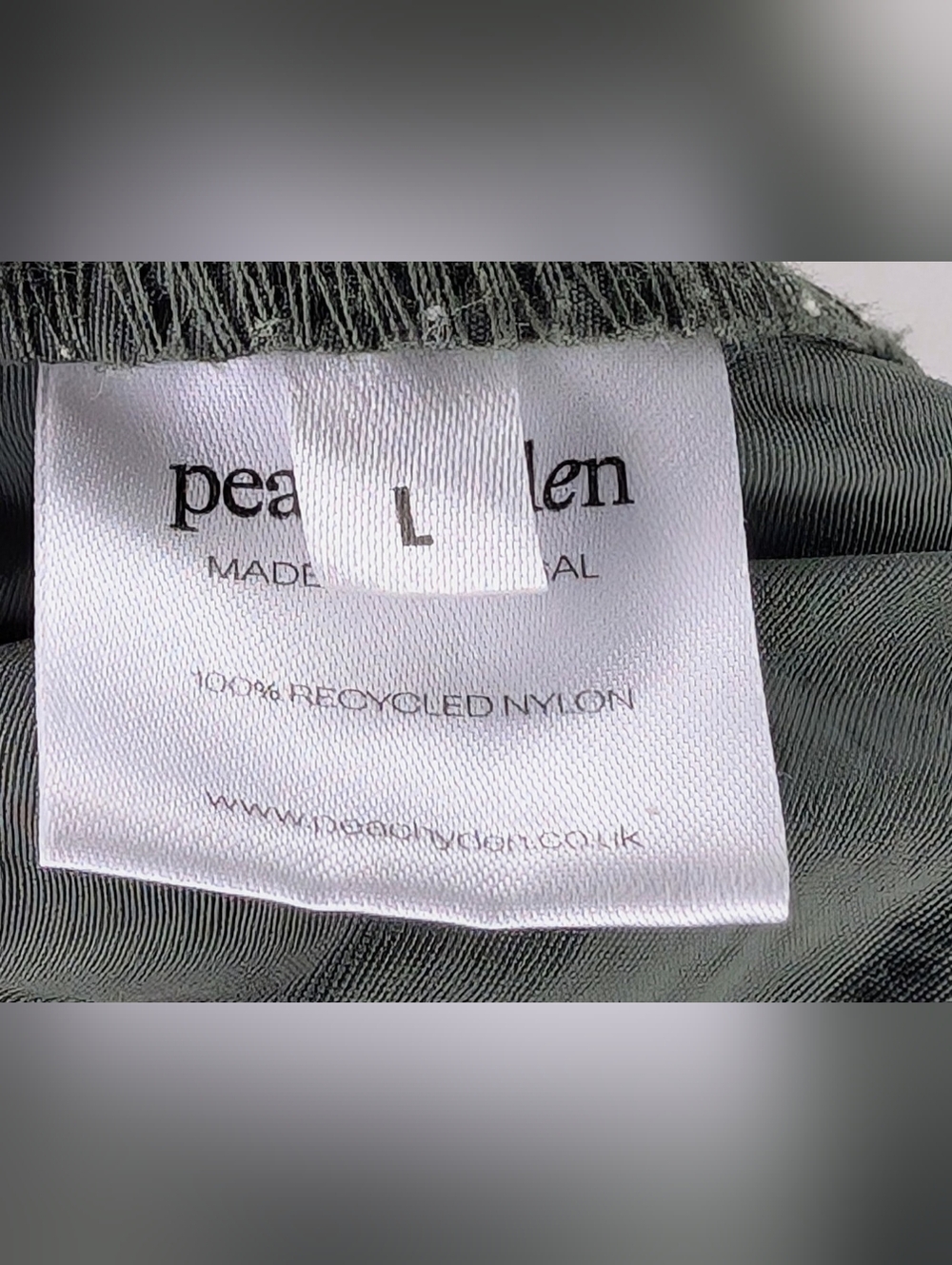 Peachy Den The Mimi Bottoms Cargo Green Pants size large - Picture 5 of 5